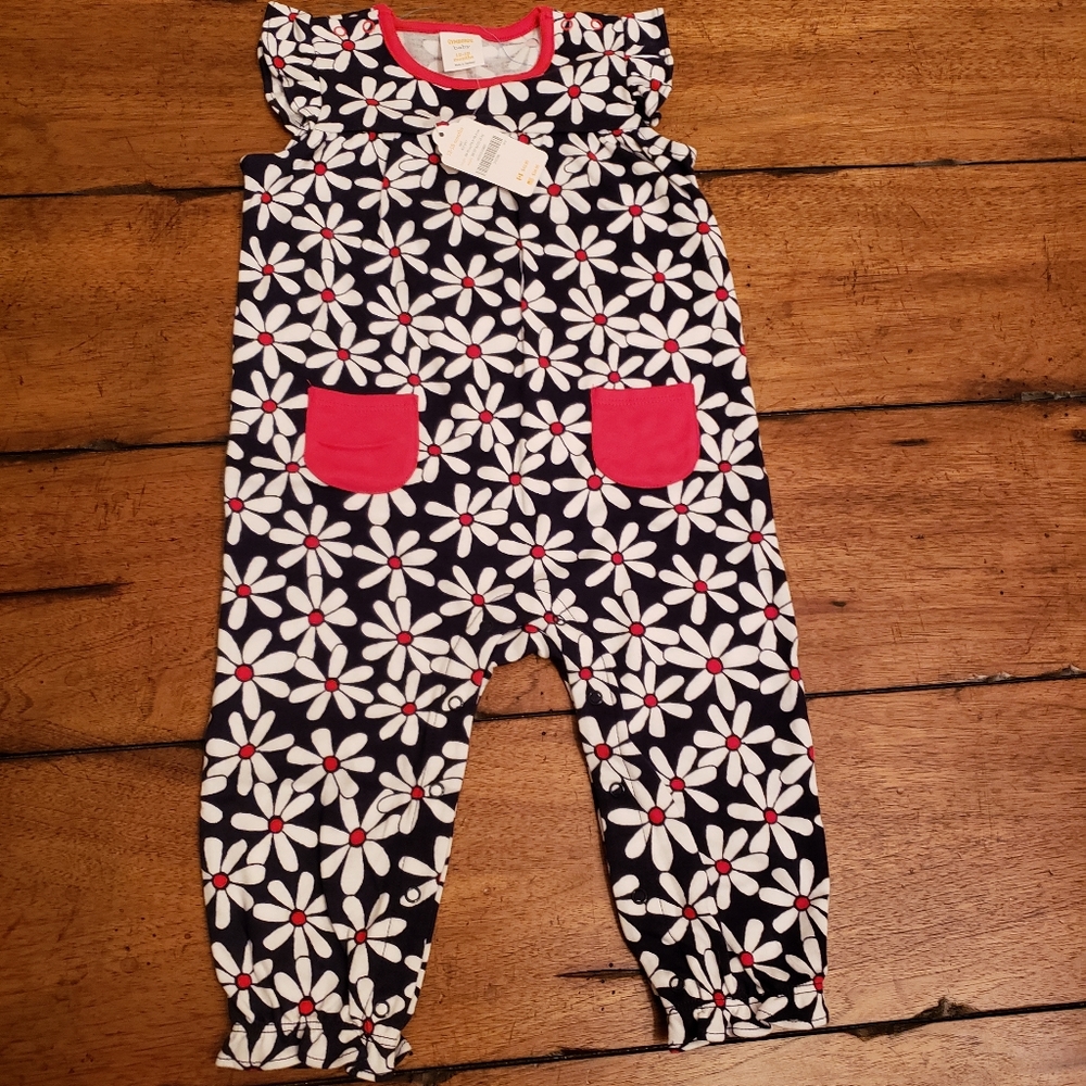 NWT Gymboree Floral One Piece Romper